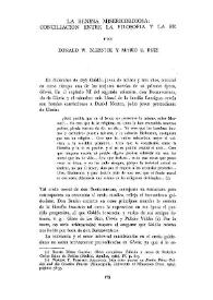 Portada:La Benina Misericordiosa: conciliación entre la filosofía y la fe / por Donald W. Bleznick y Mario E. Ruiz
