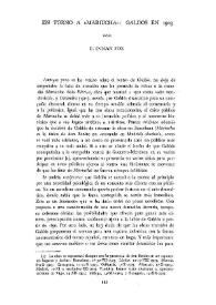 Portada:En torno a \"Mariucha\": Galdós en 1903 / por E. Inman Fox