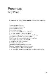 Portada:Poemas / Katy Parra