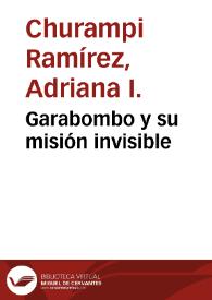 Portada:Garabombo y su misión invisible
