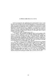 Portada:La prosa narrativa en \"El Artista\" / Rafael Lozano Miralles