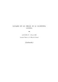 Portada:Catálogo de los dibujos de la Calcografía Nacional (continuación) / por Antonio Gallego