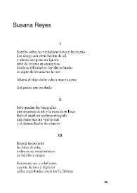 Portada:[Poesías] / Susana Reyes