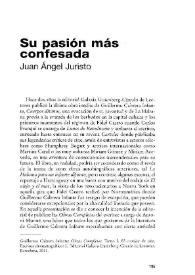 Portada:Su pasión más confesada / Juan Ángel Juristo