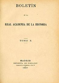 Portada:Tomo 10, Año 1887