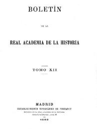 Portada:Tomo 12, Año 1888