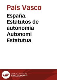 Portada:Autonomi Estatutua