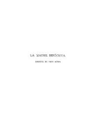 Portada:La madre hipócrita (comedia en tres actos)