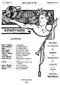 Portada:Tomo II, núm. 10-11, mayo-junio de 1908