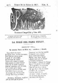 Añ I, núm. 8 (Disapte 24 de Febrer de 1877) [sic]