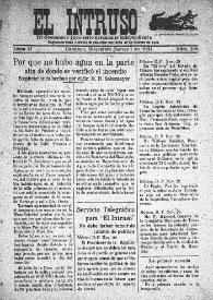 Portada:Tri-Semanario Joco-serio netamente independiente. Tomo II, núm. 106, jueves 1 de diciembre de 1921