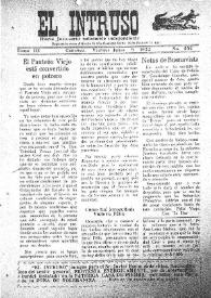 Portada:Diario Joco-serio netamente independiente. Tomo III, núm. 242, viernes 9 de junio de 1922