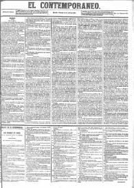 Portada:Año II, núm. 107, viernes 26 de abril de 1861