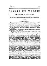 Portada:Núm. 91, 19 de julio de 1808