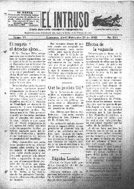 Portada:Diario Joco-serio netamente independiente. Tomo VI, núm. 513, miércoles 25 de abril de 1923
