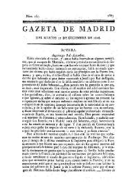 Portada:Núm. 167, 27 de diciembre de 1808