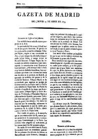 Portada:Núm. 117, 27 de abril de 1809