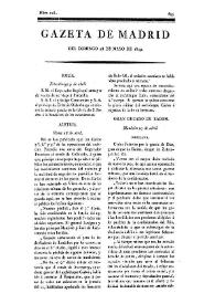 Portada:Núm. 148, 28 de mayo de 1809