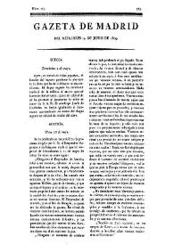 Portada:Núm. 165, 14 de junio de 1809