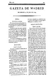 Portada:Núm. 206, 25 de julio de 1809