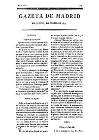 Portada:Núm. 216, 3 de agosto de 1809