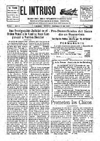 Portada:Diario Joco-serio netamente independiente. Tomo XVII, núm. 1664, domingo 30 de enero de 1927