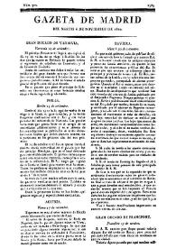 Portada:Núm. 310, 6 de noviembre de 1810