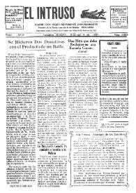 Portada:Diario Joco-serio netamente independiente. Tomo XVII, núm. 1694, domingo 6 de marzo de 1927
