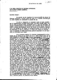 Portada:Carta de la Junta Española de Liberación a Izquierda Republicana. México, 15 de febrero de 1945