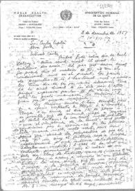 Portada:Carta de Eugenio Xammar a Carlos Esplá. Ginebra, 2 de diciembre de 1957