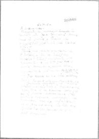 Portada:Carta a Eugenio Xammar. 6 de mayo de 1960