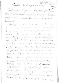 Portada:Carta de Carlos Esplá a Eugenio Xammar. Ginebra, 6 de agosto de 1962