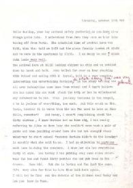 Portada:Carta dirigida a Aniela Rubinstein. Nueva York, 16-10-1958