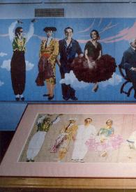 Portada:Mural en el que están representados: Leonid Massine (Bailarín y Coreógrafo), Arthur Rubinstein, Antonio Mercé \"Argentinita\", Federico García Lorca, Felipe Pedrell, Maria del Carmen Falla, Manuel de Falla, Sergei Diaghilev (Coreógrafo), Igor Stravinsky, Pablo R. Picasso, Isaac Albéniz, Ricard Viñes (Pianista) y Claude Debussy (Compositor)