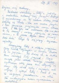 Portada:Carta dirigida a Arthur Rubinstein. Kansas City (Missouri), 29-12-1947