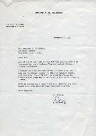 Portada:Carta dirigida a Abraham L. Bienstock. Nueva York (Estados Unidos), 08-11-1973