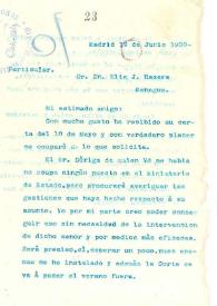 Portada:Carta de Rubén Darío a HAZERA, Elie J.