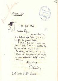 Portada:Carta de Rubén Darío a BLANCO-FOMBONA, Rufino