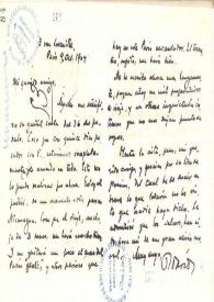 Portada:Carta de Rubén Darío a UNAMUNO, Miguel de