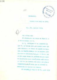 Portada:Carta de Rubén Darío a MUÑOZ, Martina