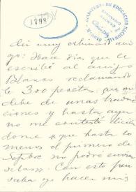 Portada:Carta de González Blanco, Pedro