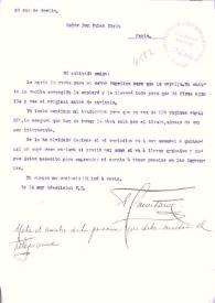 Portada:Carta de Cavestany, Genaro