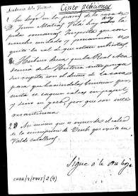 Portada:Nota interna donde se trasladan cinco peticiones de Emil Hübner: 1ª. Desencalar y hacer calcos en papel o yeso de diez inscripciones romanas ubicadas en la pared de la casa de Juan Matías Vilá; 2ª. No olvidar realizar el calco de la inscripción de Ucubi en Valdecaballeros; 3ª. Averiguar si aún existen en Ciudad Rodrigo los  tres cipos que estaban en su Plaza Mayor y en su caso realizar sus calcos: 4ª.Hacer calcos de las inscripciones que existen en la pared exterior de la iglesia Mayor de Ledesma y en la capilla de los Pobres o de los Rodríguez; 5ª.Solicita calcos de las inscripciones localizadas en los siguientes lugares de Ciudad Rodrigo: pila de agua bendita ubicada tras el coro de la catedral; pared de la casa de Garci López de Chaves; cinco  ubicadas en el jardín de la casa anterior; dos inscripciones en la poterna de san Francisco.