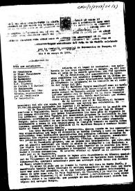 Copia del Acta de la sesión de la Comisión de Monumentos de Burgos. Entre los varios particulares que se reseñan, figuran los descubrimientos efectuados en dos castros de Lara de los Infantes, el hallazgo de un mosaico romano en el término de Villarmero, y el consejo de la Comisión para que no se destruya el antiguo Monasterio de San Juan así como los escudos que decoran la fachada del Convento de Calatravas.