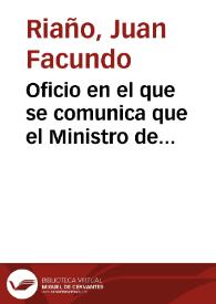 Portada:Oficio en el que se comunica que el Ministro de Fomento traslada al Ministro de Gobernación que se conmine a la Diputación Provincial de Huesca el exacto cumplimiento del artículo 46 del Reglamento de Comisiones Provinciales vigente.