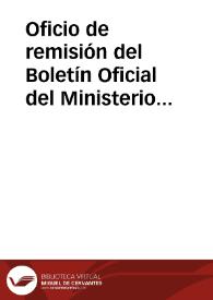 Portada:Oficio de remisión del Boletín Oficial del Ministerio de Instrucción Pública de 24 de abril del corriente, que incluye la sentencia dictada por la Sala de lo Contencioso-Administrativo del Tribunal Supremo, en pleito contra la Real Orden de 12 de septiembre de 1923 sobre la venta de las pinturas murales de la ermita de San Baudelio.