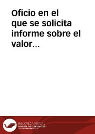 Portada:Oficio en el que se solicita informe sobre el valor histórico de la Iglesia parroquial de San Salvador de Guetaria para su declaración como Monumento Nacional.