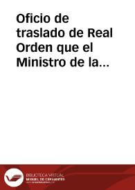 Portada:Oficio de traslado de Real Orden que el Ministro de la Gobernación envía ese mismo día al Gobernador Civil de Tarragona. Se decide conceder permiso a Sanahuja para realizar las excavaciones que crea oportunas en la provincia, levantándose acta de todos los descubrimientos, así como suministrar algunos presidiarios para la excavación de la Cantera del Puerto de Tarragona. También, auxiliar económicamente a Sanahuja y sus excavaciones.