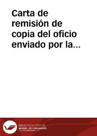 Portada:Carta de remisión de copia del oficio enviado por la Comisión de Monumentos de Tarragona al Ministro de Fomento en el que se demanda el cumplimiento de la Real Orden por la que se obliga al Ayuntamiento de Tarragona a reparar la muralla.