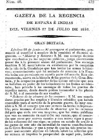 Portada:Núm. 48, 27 de julio de 1810